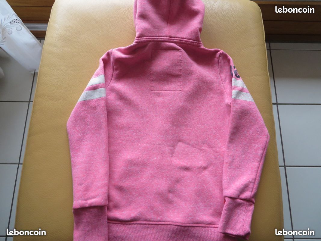 Superdry - Écharpe en maille torsadée - Rose tacheté