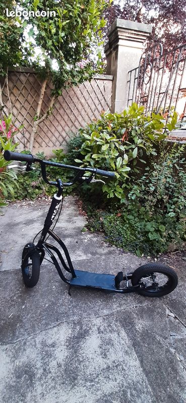 Trottinette stiga air cross noire tout terrain (image 1)