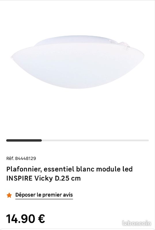 Plafonnier inspire led neuf (image 2)