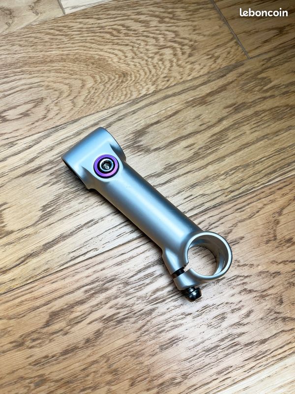 Potence De Vélo Ancienne 85,3 Mm - Pièce Vintage Pour Vélo De Collection