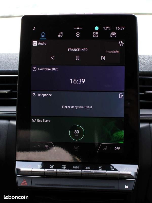 Renault Captur 1.6 e-TECH FULL HYBRID 145 CH TECHNO (image 37)