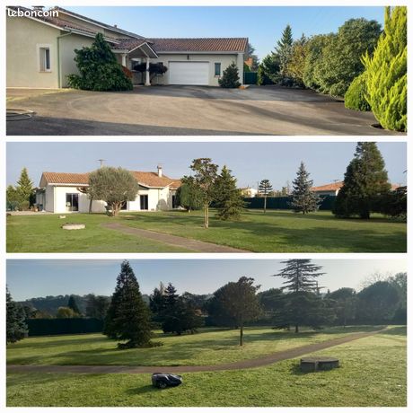 Maison à Pinsaguel T4 (173m²) + gg (83m²) + piste cyclable autour du jardin