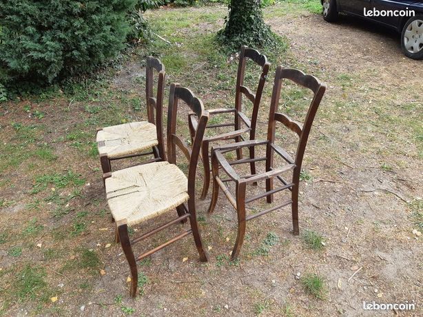 4 chaises anciennes (image 1)