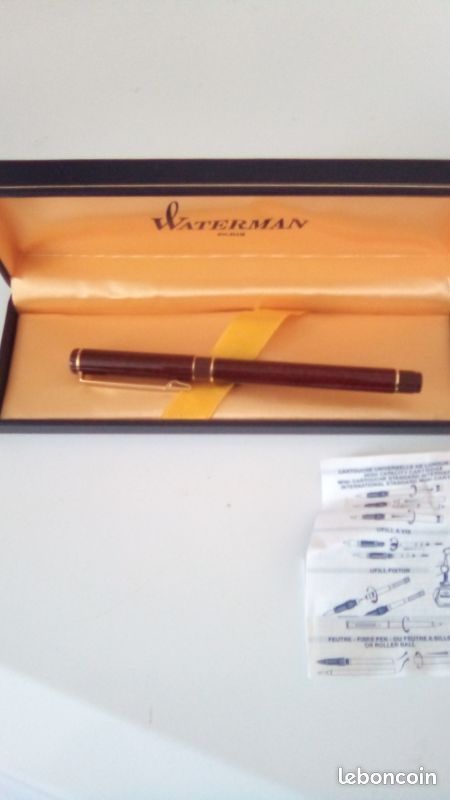 Stylo Plume Waterman Phileas Kultur Type 1 Jaune Translucide - Occasion, Cartouches