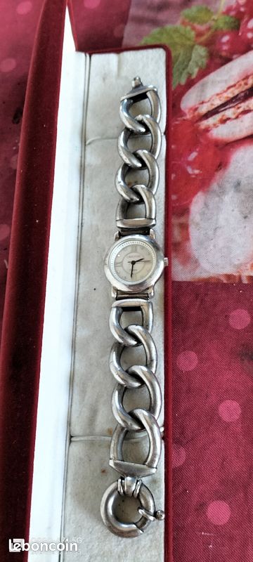 Argent Montre Tres Fine Femme Montre Femme Vintage Argent Massif