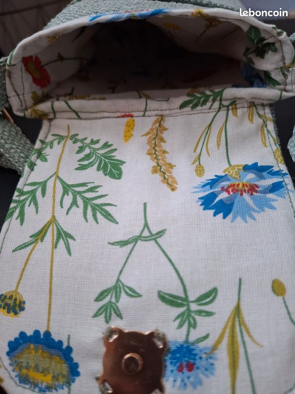 Sac bandoulière vert sauge (image 2)