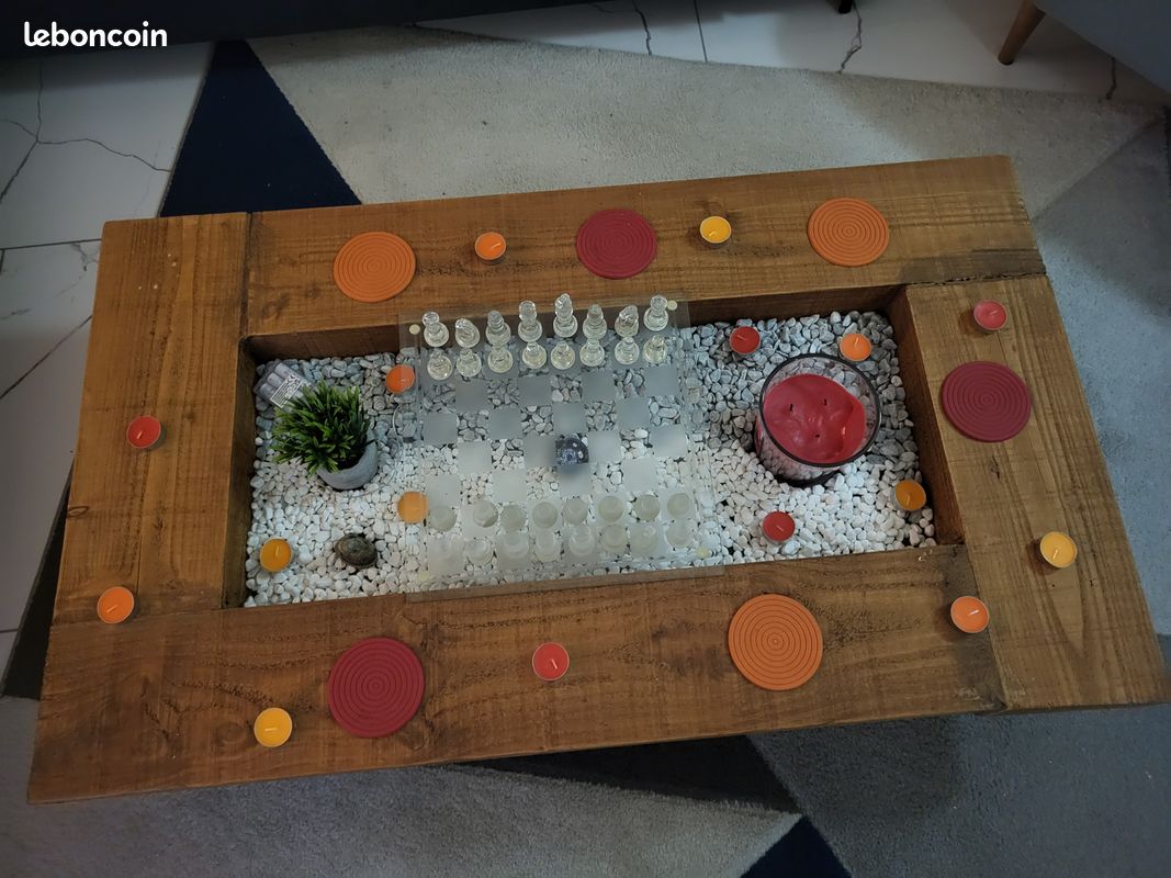 Table basse artisanale (image 1)