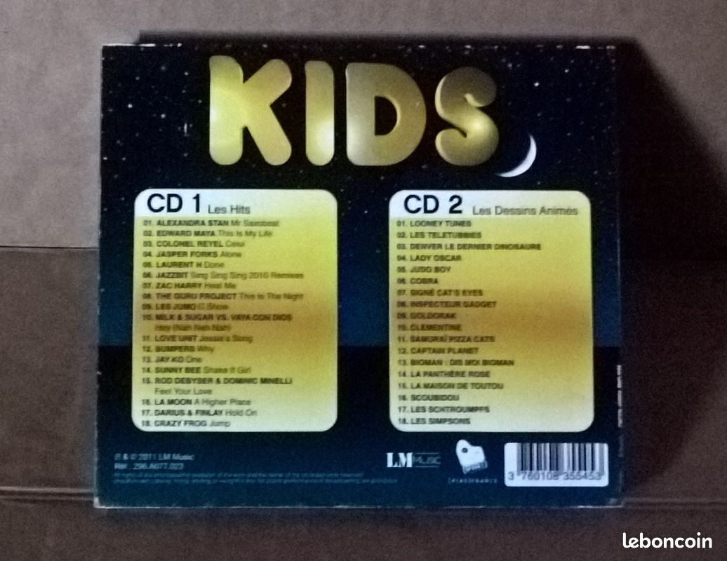 Coffret 2 cd Kids (image 2)