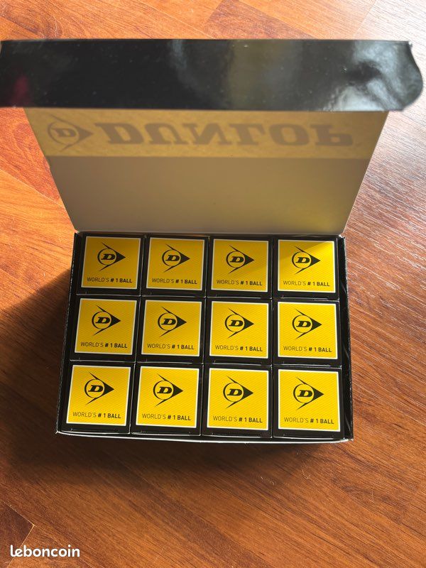 DUNLOP BALLE DE SQUASH DUNLOP COMP 1 POINT JAUNE