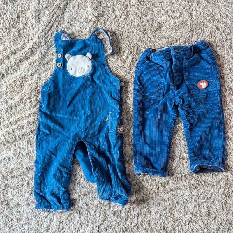 Salopette et pantalon 18 mois (image 1)