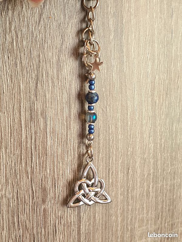 Talisman Triquetra Coeur Pierres (image 6)