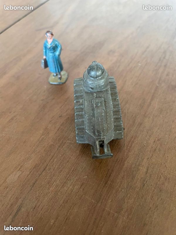 Rare SR « Simon Rivollet » France Char Renault FT 17 WWI en plomb (6 cm) 🇫🇷 (image 4)