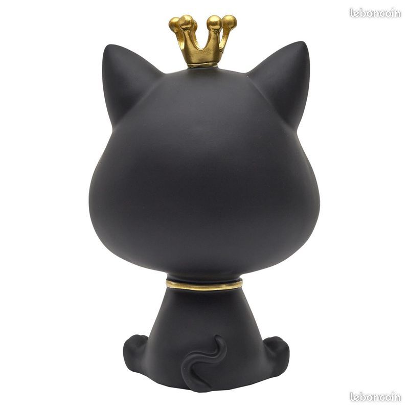 Statue chat noir vide poche (image 4)