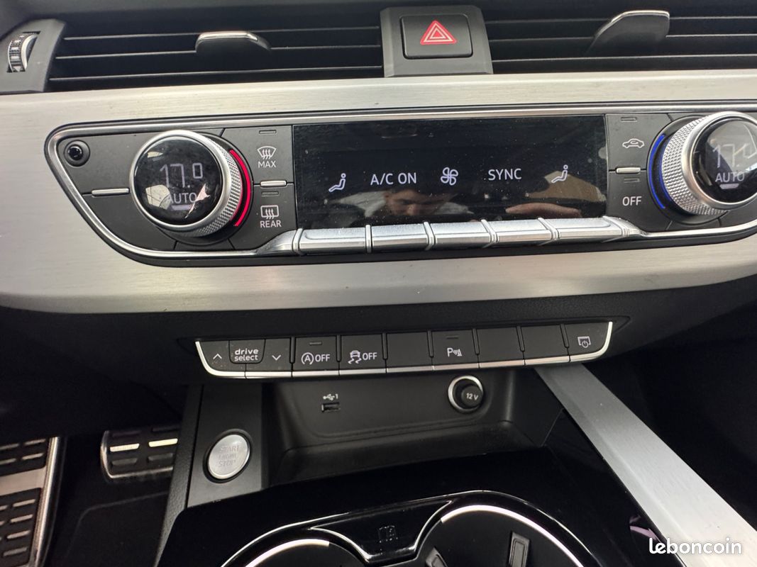 AUDI A4 Avant 40 TDI 204 S tronic 7 S line + Matrix LED + Pack Noir + Sieges electr. Massants + Pack Assit route (image 19)