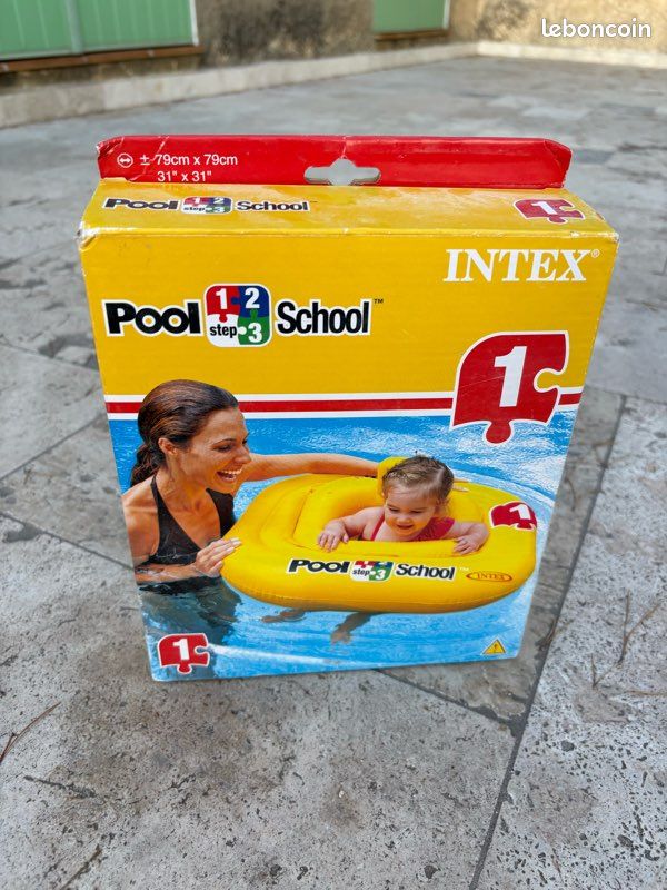 Intex 56585EU Bouée gonflable pour bébé circulaire de 6 à 12 mois 70 cm