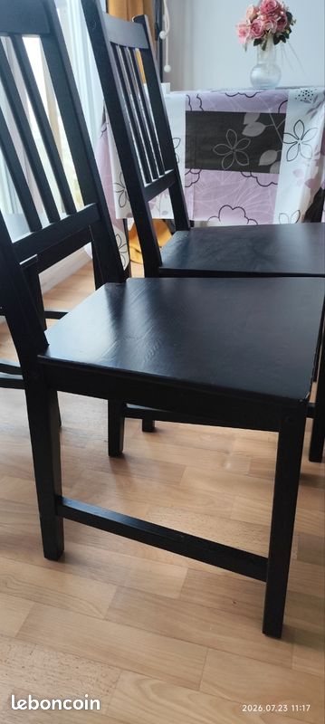 Ensemble 4 chaises et table Ikea (image 4)