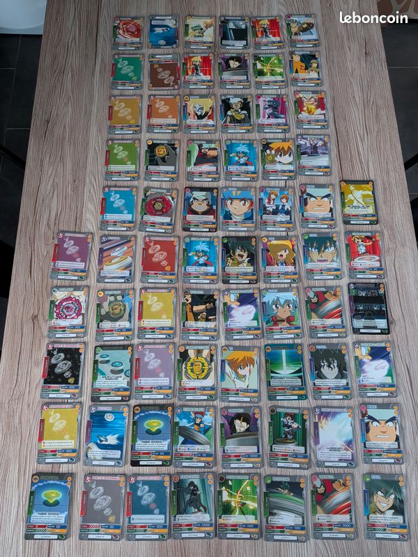 Lot de carte beyblade en français en parfait état (image 2)