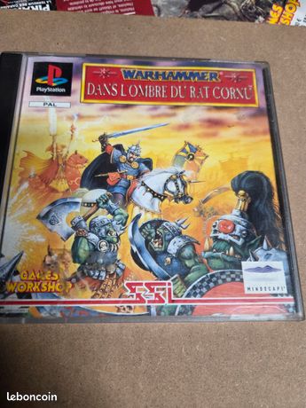 Jeu PS1 : Warhammer - Dans L'ombre Du Rat Cornu - Version Française Complète - Bon état