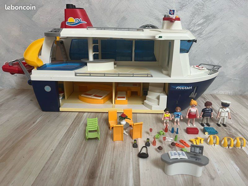 Pièce Playmobil 6978 - Grande Barrière De Bateau De Croisière - Pour Compléter Ton Set - Occasion Très Bon état
