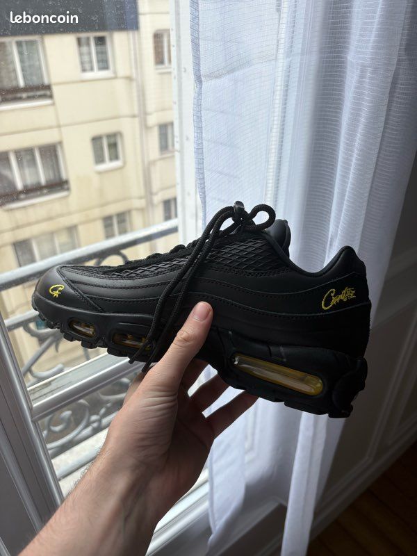 🔥Nike Air Max 95 SP “Corteiz – Tour Yellow🔥 Chaussures