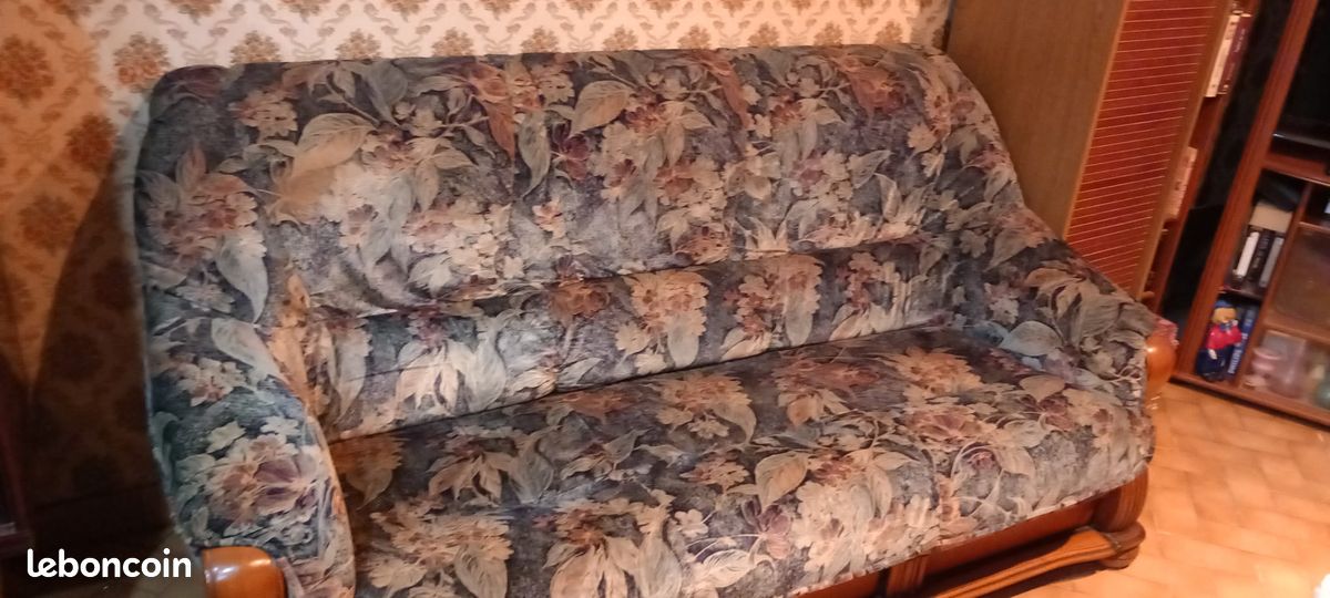 Salon en chêne et tissu (image 2)