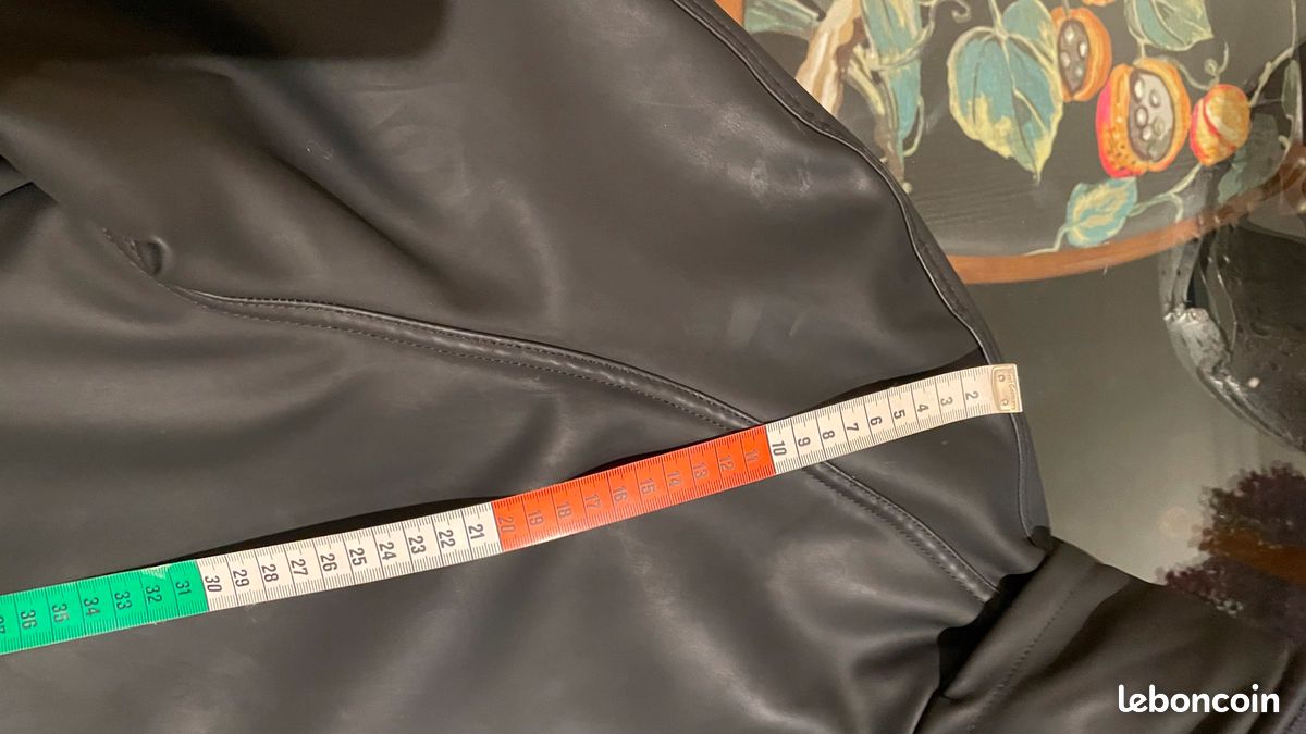 Parka Serge Blanco noire en Néoprène (image 6)