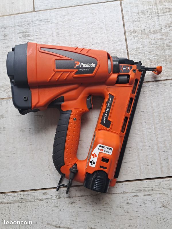 Cloueur à Gaz Paslode IM65 F16 - Pistolet De Finition - Neuf Avec Batterie Li-Ion