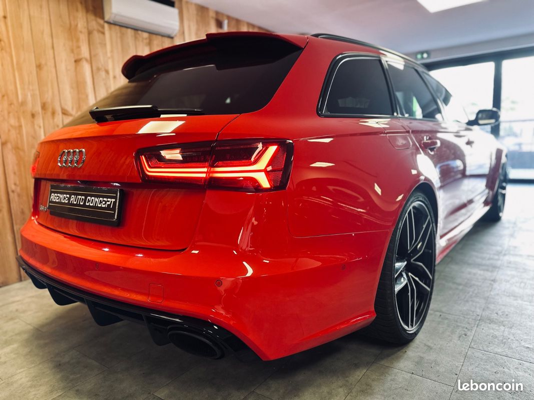 Audi RS 6 4.0 TFSI 560CH QUATTRO + ECHAPPEMENT RS + SOUND BOSE + ENTRETIEN CONSTRUCTEUR + SIEGES CHAUFFANTS/ELECTRIQUES + GARANTIE 12 MOIS (image 4)