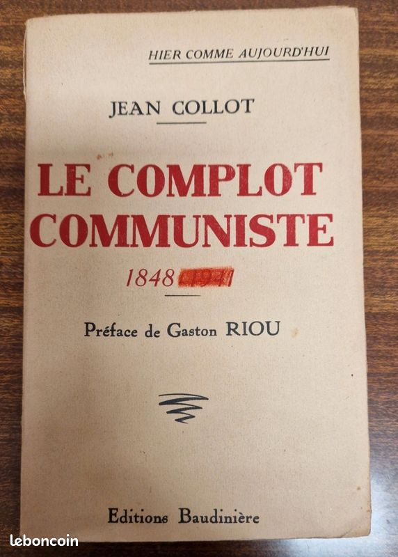Le Complot Communiste 1848-1941 (image 1)
