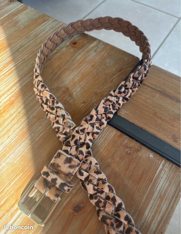Ceinture cuir léopard Karl Marc john (image 1)