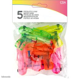 SaiXuan – Lot De 10 Mini Pistolets à Eau Colorés (4 Couleurs, Opaques Et Transparents) – Anti-fuite, Léger, Sans BPA – Dès 3 Ans – Idéal Piscine, Jardin, Plage, Anniversaire