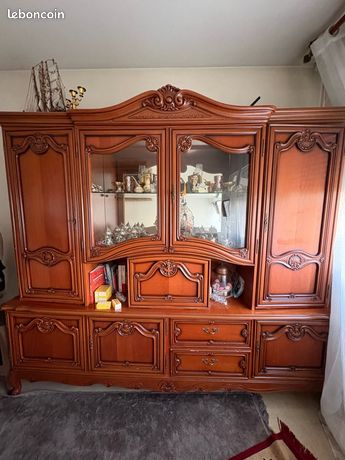 CLASSIQUE VITRINE BRAUN Verre Armoire Luxe Vitrine Vaisselier/Buffet