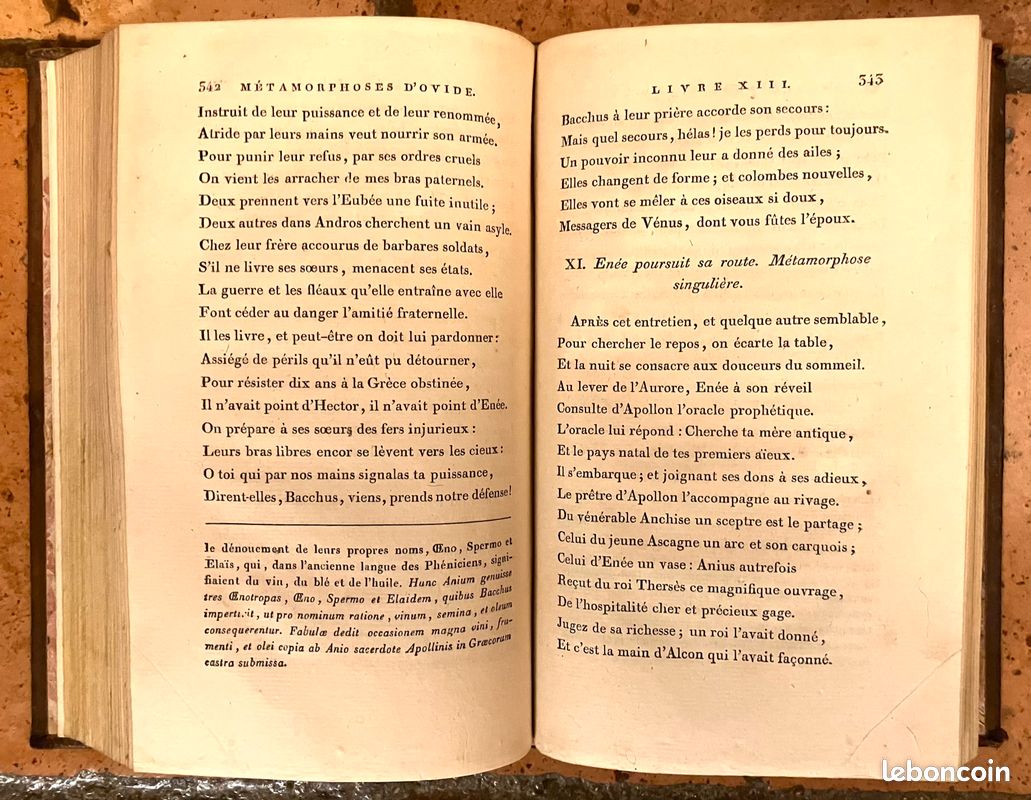 Ovide – Les Métamorphoses – Édition originale 1800 – 2 tomes illustrés (image 17)