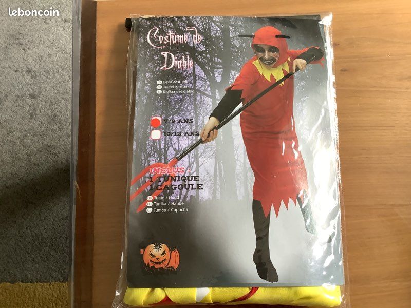 Déguisement diable pour enfant 7/9 ans carnaval ou Halloween (image 1)