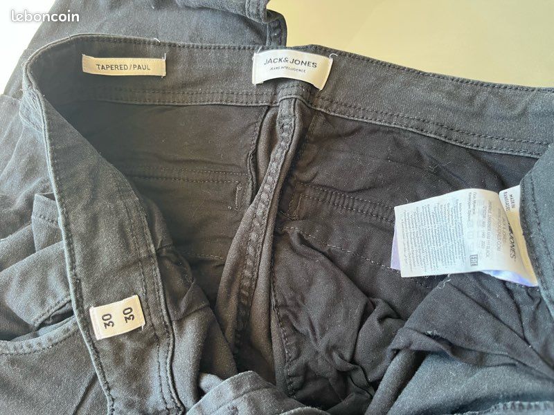 Cargo Jack and Jones noir 30/30 (image 4)