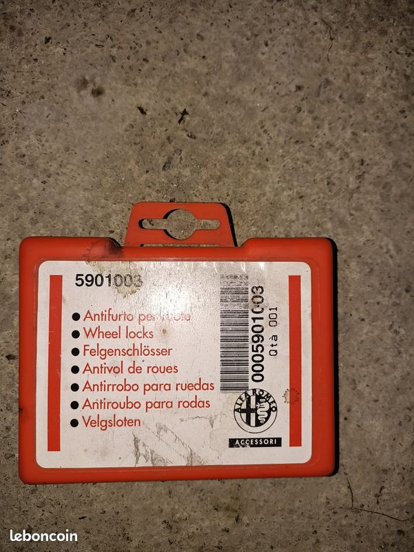 Boulons Antivol Pour Voiture Citroen Juper Farad Roues En