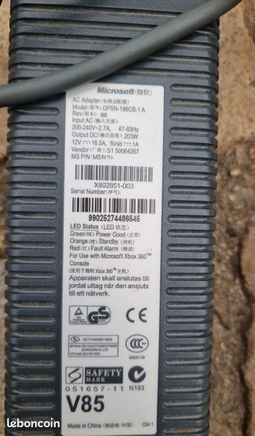 alimentation CA 175 W pour Microsoft DSPN-168CB-1A inclus