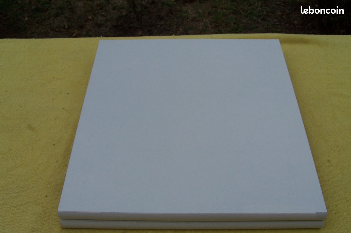 8 tablettes blanches 40 x 36 (image 1)