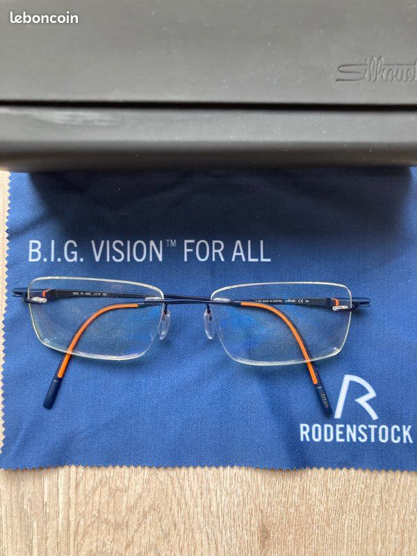 Monture neuve percée Silhouette Matériel médical