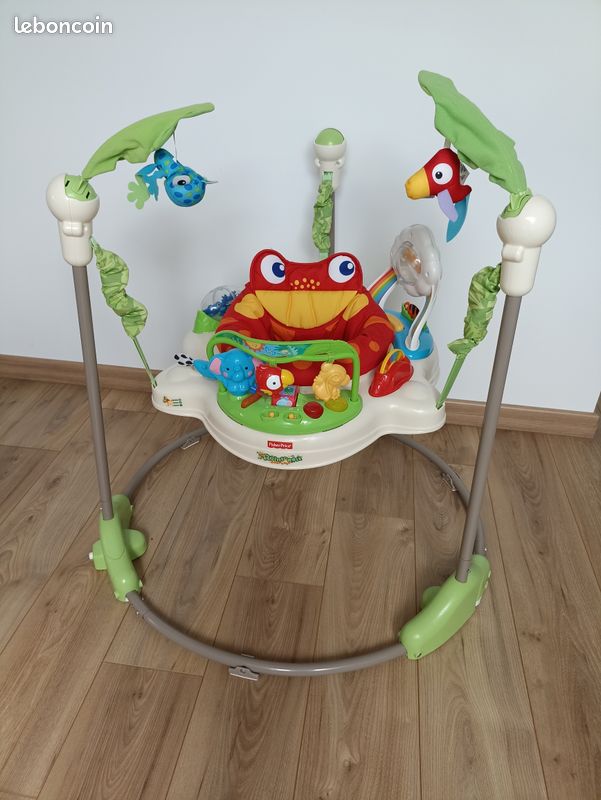 Siège sauteur pour bébé Jungle Jumperoo de Fisher Price Jeux