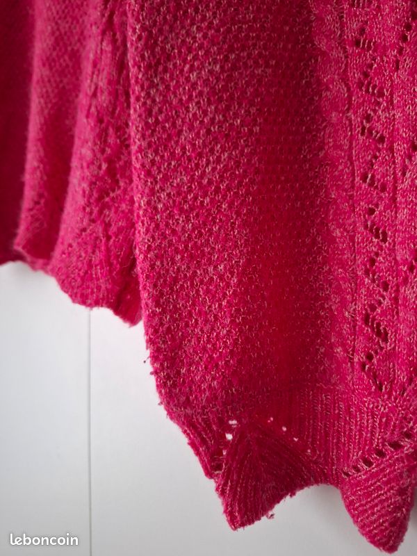 Pull rose fuchsia Camaïeu (image 2)