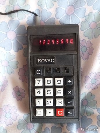 Rare, vintage 60's 70's, ancienne calculatrice électrique KOVAC collection Japon - Collection