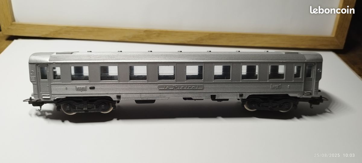 RARE ! TRAIN VB HO - VOITURE SNCF 1ERE 2EME LE MISTRAL - A REPARER To
