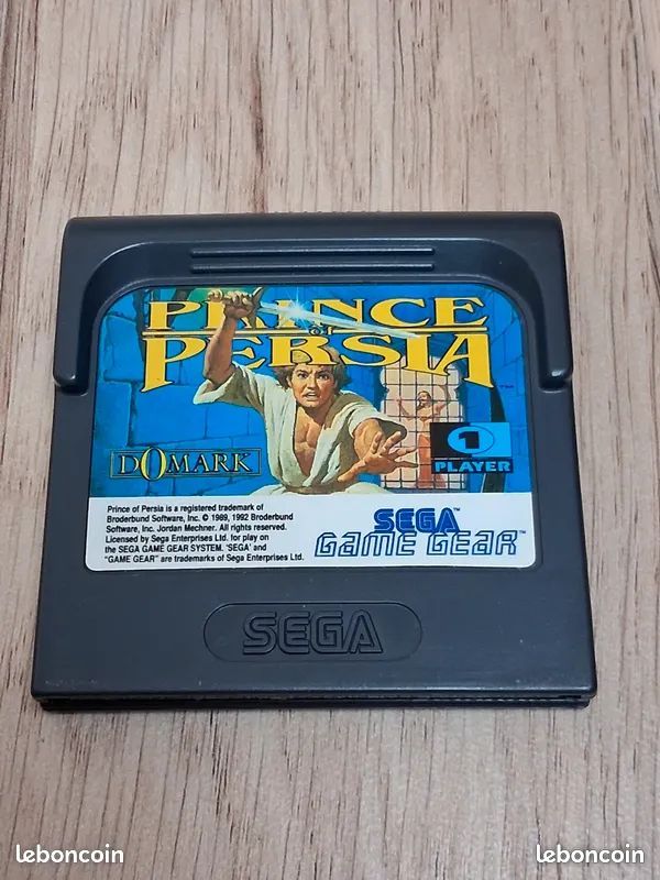 Notice De Jeu Sega Game Gear - Prince Of Persia - Seule - état Correct