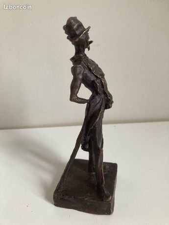 Figurine Ratapoil En Bronze - Reproduction D'époque 1850 - Hauteur 14cm - Neuve