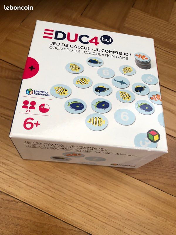 JEU DE CALCUL "JE COMPTE 10 !"