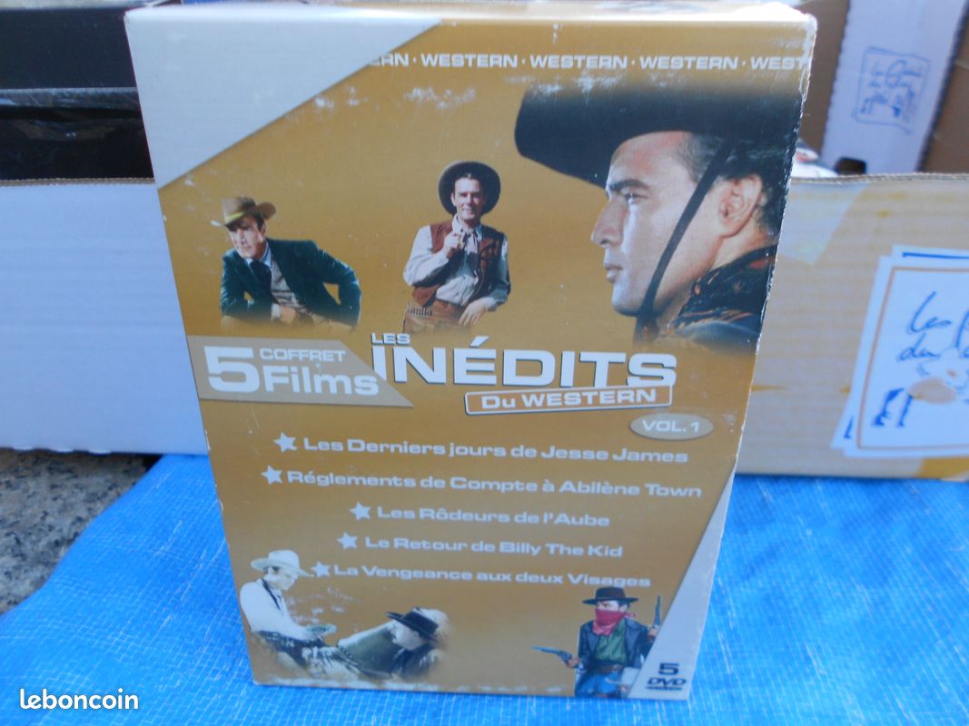 Coffret 5 dvd "les inédits du western" (image 1)