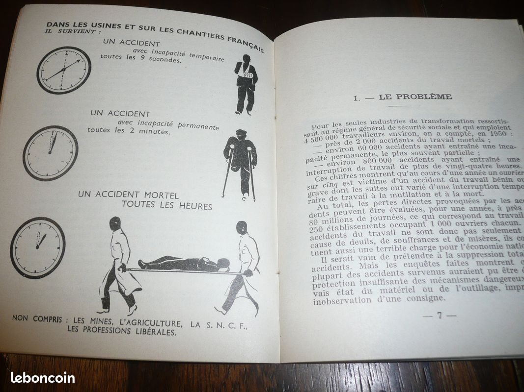 La sécurité à l'usine hygiène arrêt de travail prévention outils 1953 (image 2)