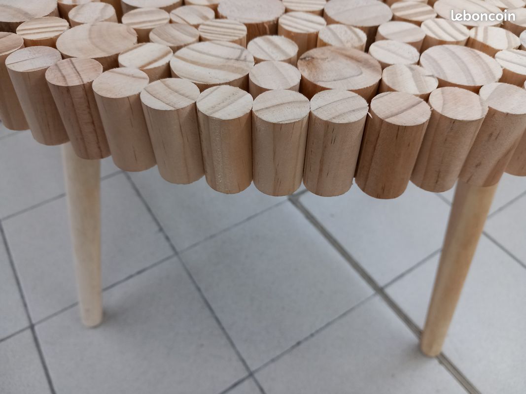 Vendue - Table basse en rondin de bois - 50 euros (image 2)