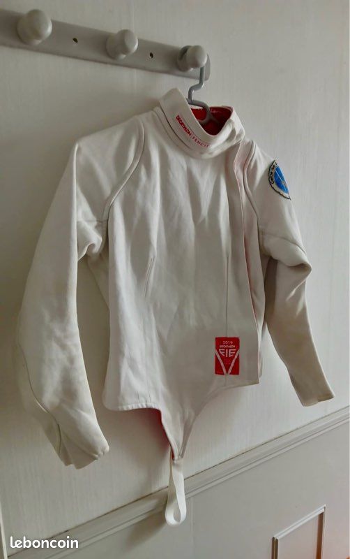Veste D'escrime Vintage Soudet Paris, Taille 38 Femme, équipement Authentique
